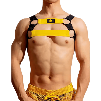 Dog & Master Cross Harness Yellow