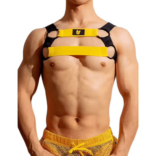 Dog & Master Cross Harness Yellow