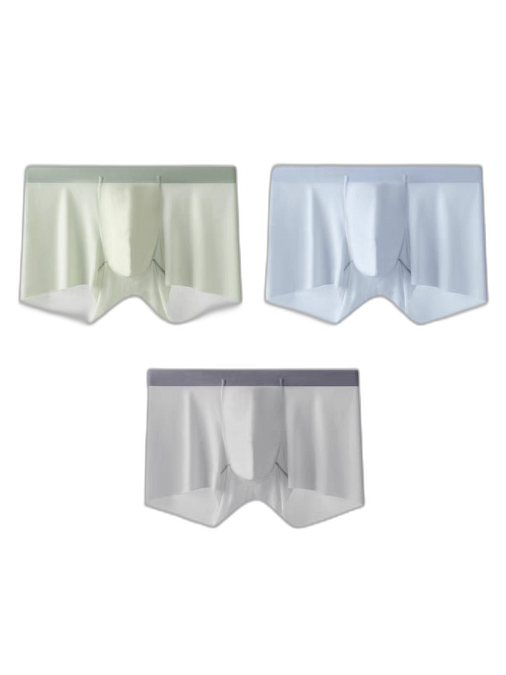 3 Pack Men’s Ultra-thin Seamless Trunks