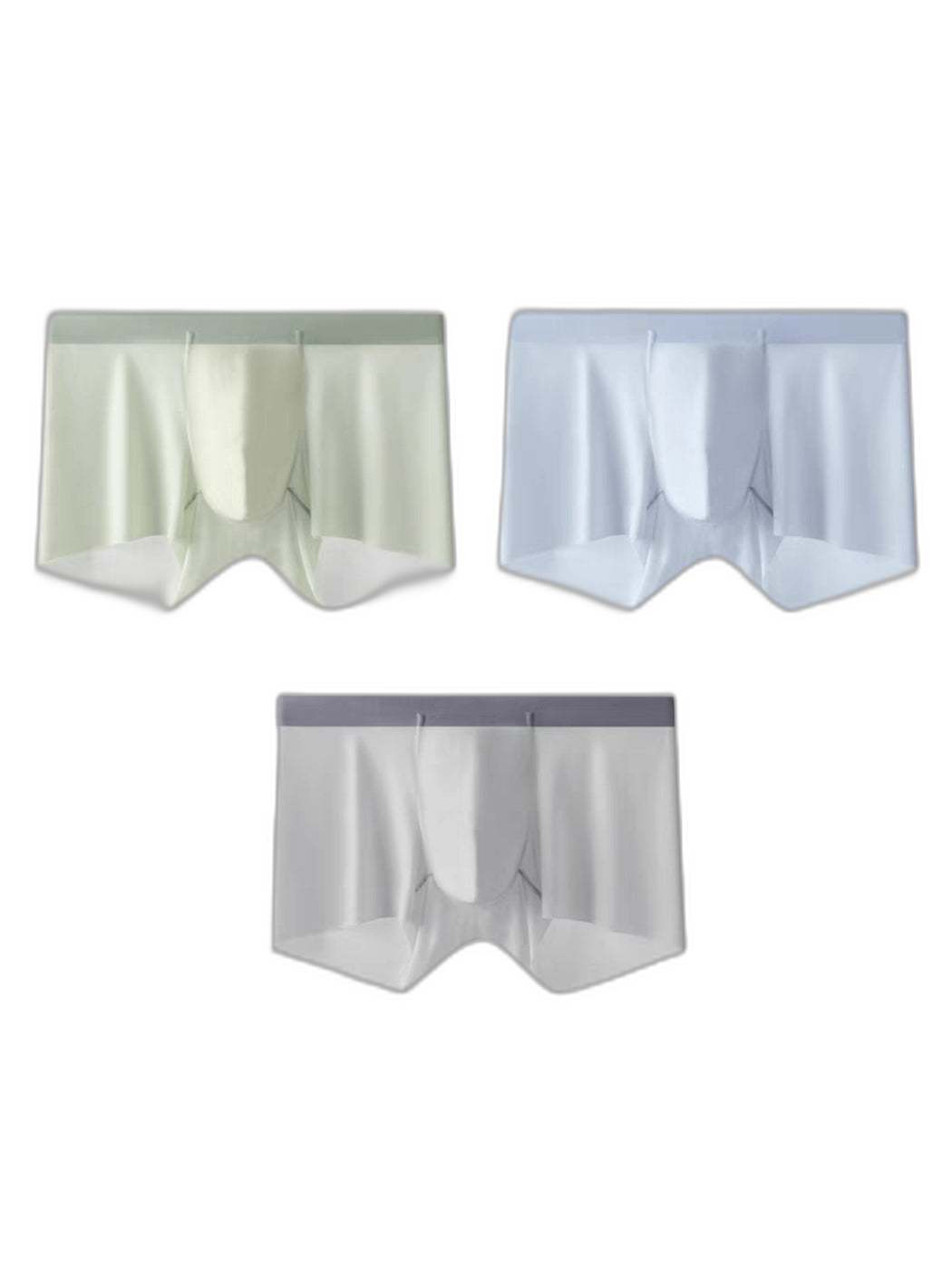3 Pack Men’s Ultra-thin Seamless Trunks