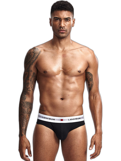 3 Pack Men's Breathable Big Pouch Briefs