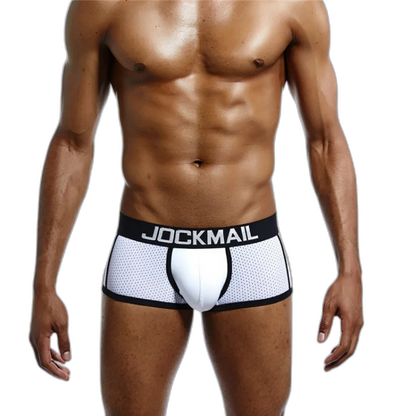 Jockmail Coloured Mesh Boxers (4 Pack)