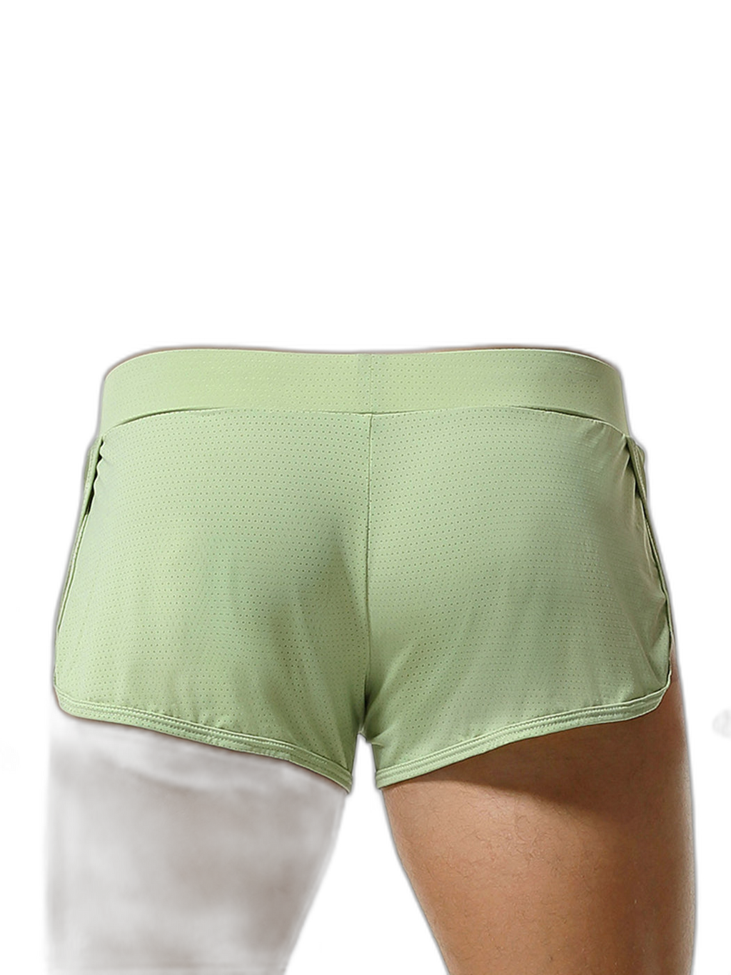 Men's Breathable Mesh Boxer Shorts With Separate Pouch