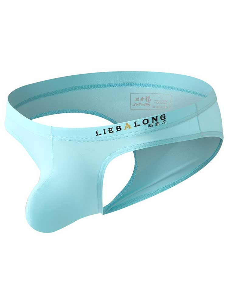 Men's Low-Rise Large Pouch Cotton Sexy Briefs
