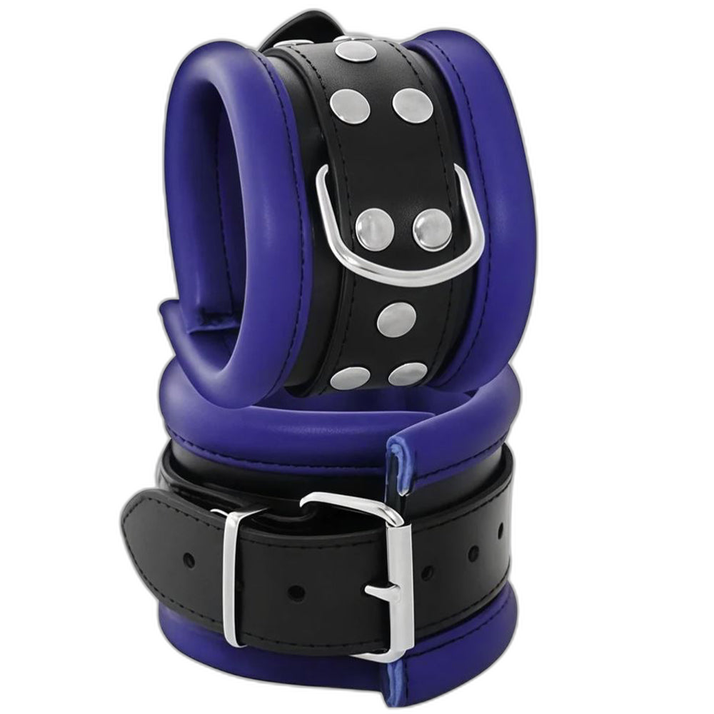 ruff GEAR Hardcore 5 Piece Leather Bondage Set Blue