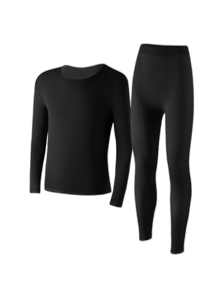 Men's Skin-Friendly Ultra-Thin High-Elastic Anti-Static Thermal Base Layer Tops & Bottoms