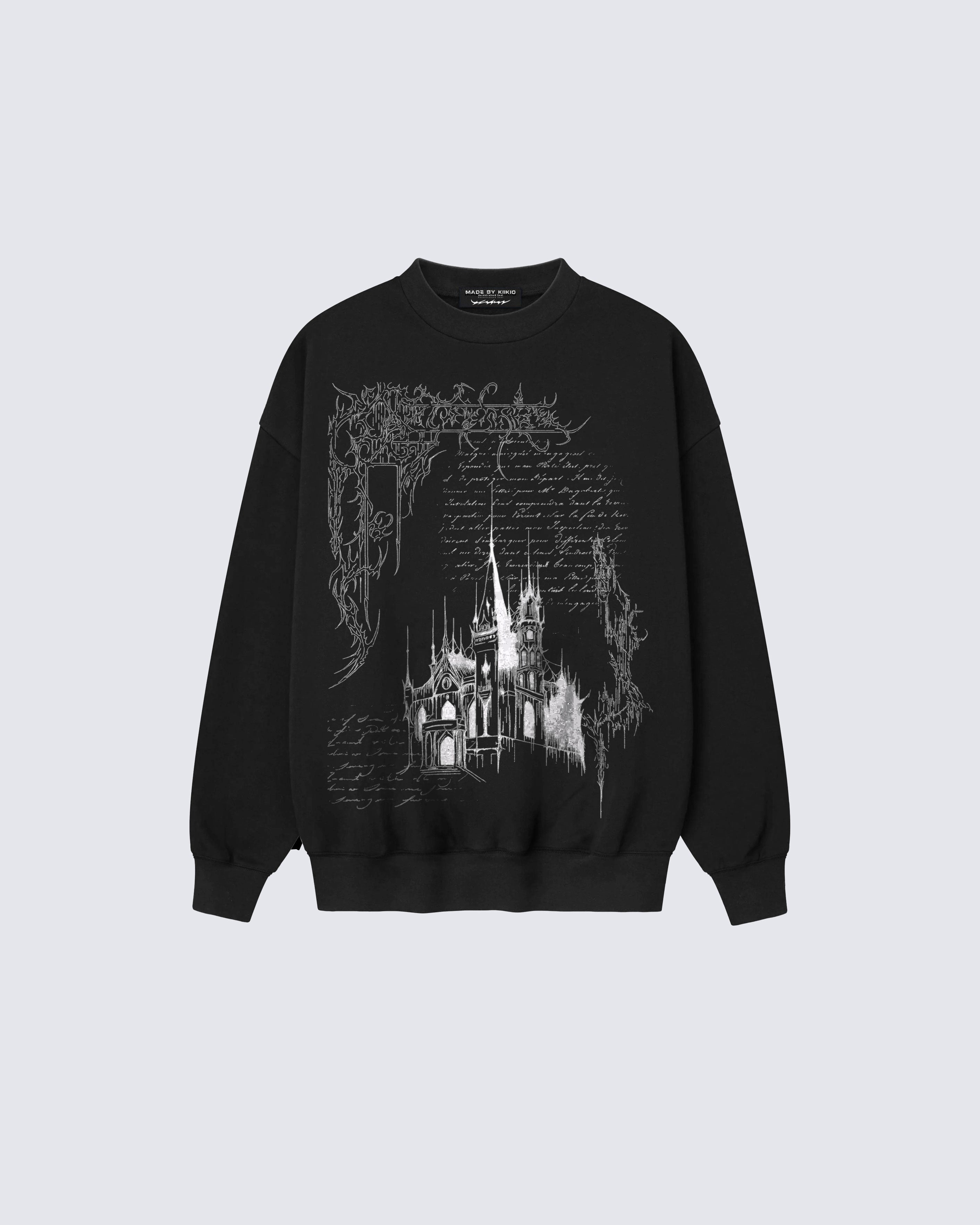 Gothic Castle Graphic Sweatshirt