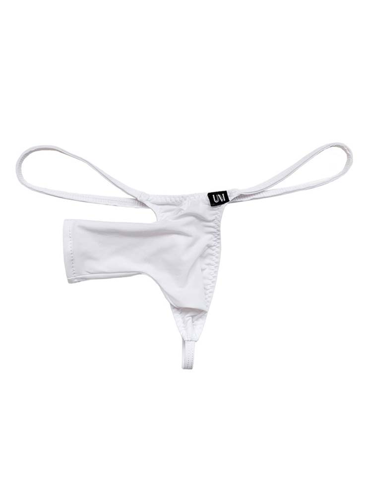 Men's Elephant Nose Opening Thin Strap Thong