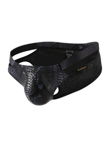 2-pack Men's Snake Print Hollow Briefs