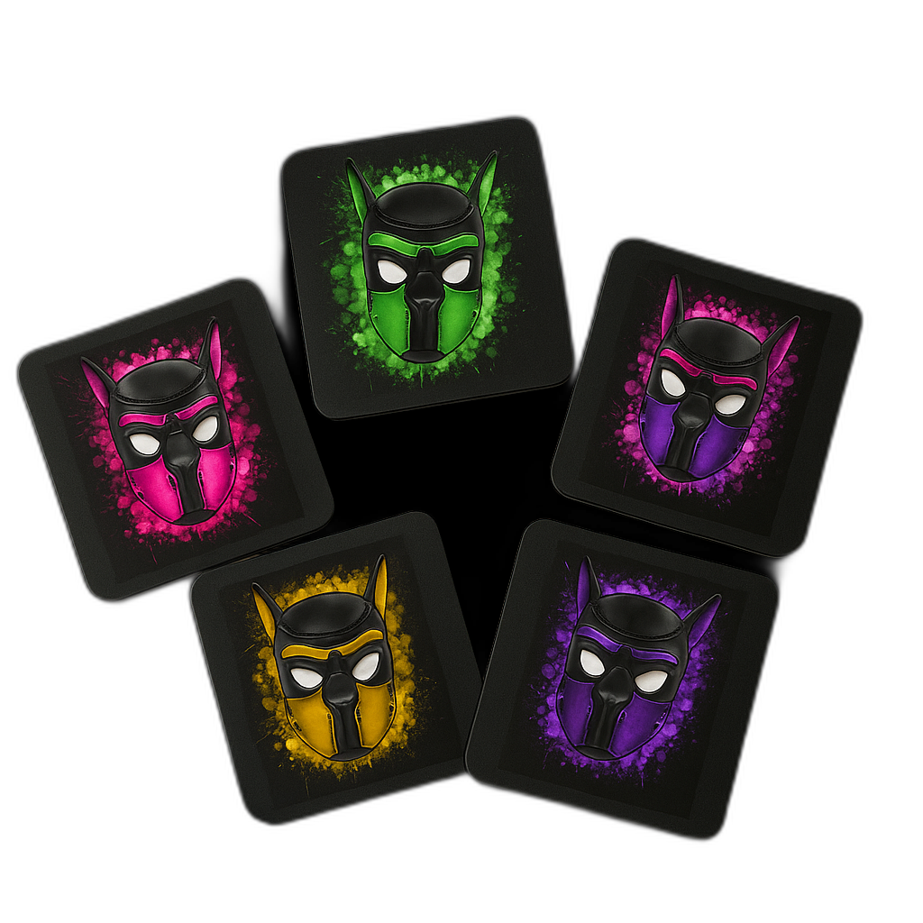 Pup Hoods Coasters