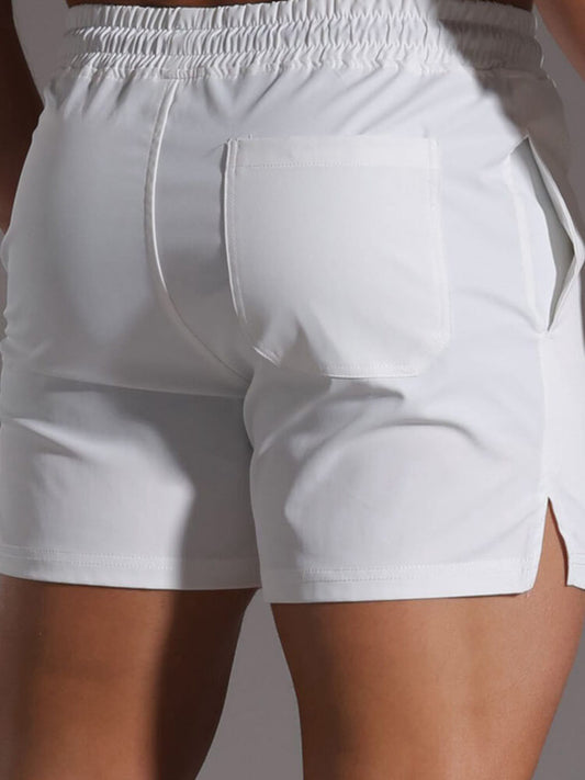 Men's Split-Hem Casual Fitness Quick-Drying Shorts