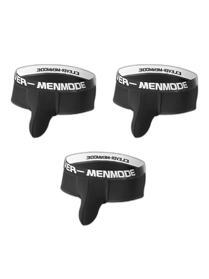 3 Pack Men's Sexy Ultra-Thin Supportive Pouch Breathable Stretch Fit Trunks