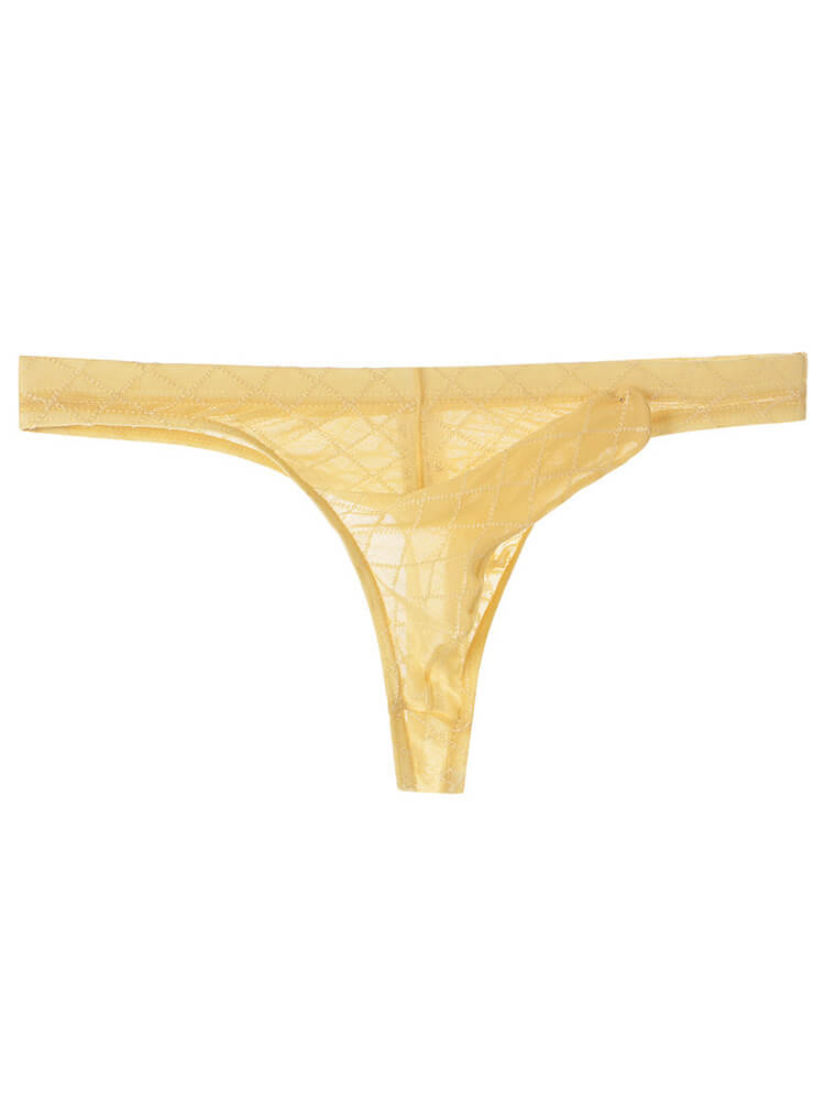 Men's Sexy Elephant Trunk Ultra-Thin Mesh Thong