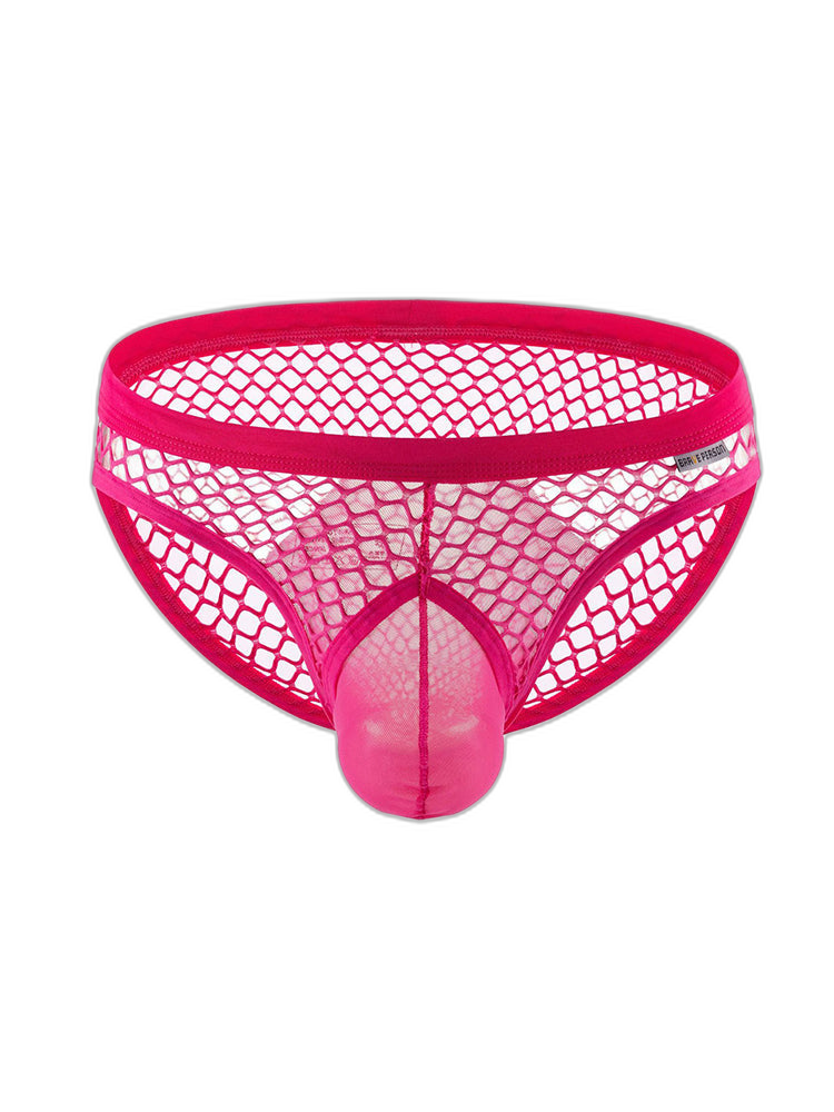 2 Pack Men's Low-Rise Mesh Breathable Bikini