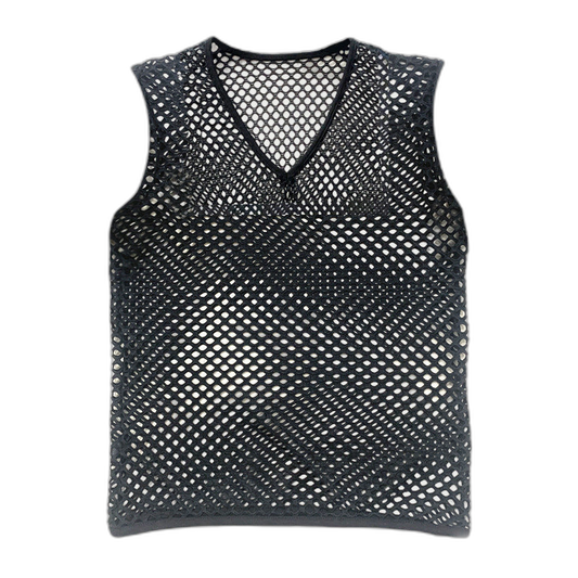 Mesh V-Neck Top