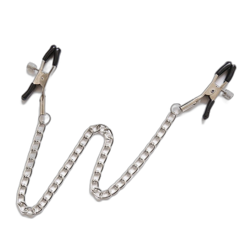 ruff GEAR Adjustable Metal Nipple Clips with Chain