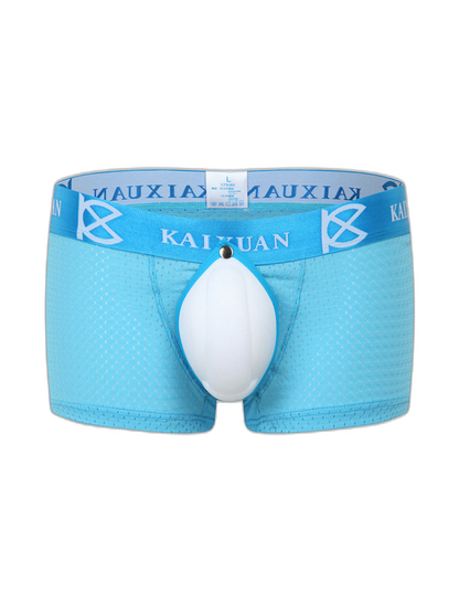 2-pack Men's Sexy Detachable Curled Cup Snap Hip Boxer Briefs