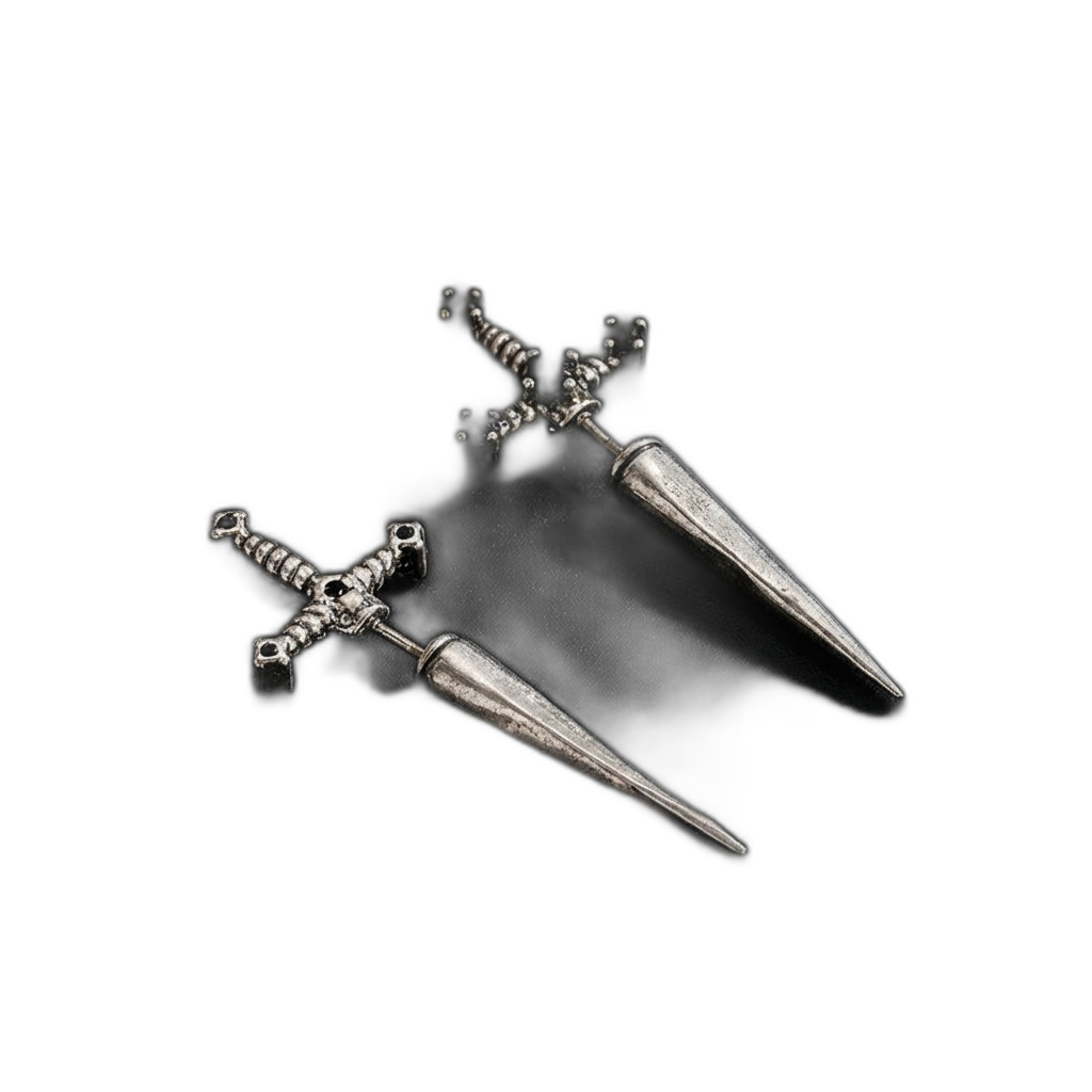 Shadow Dagger Earrings