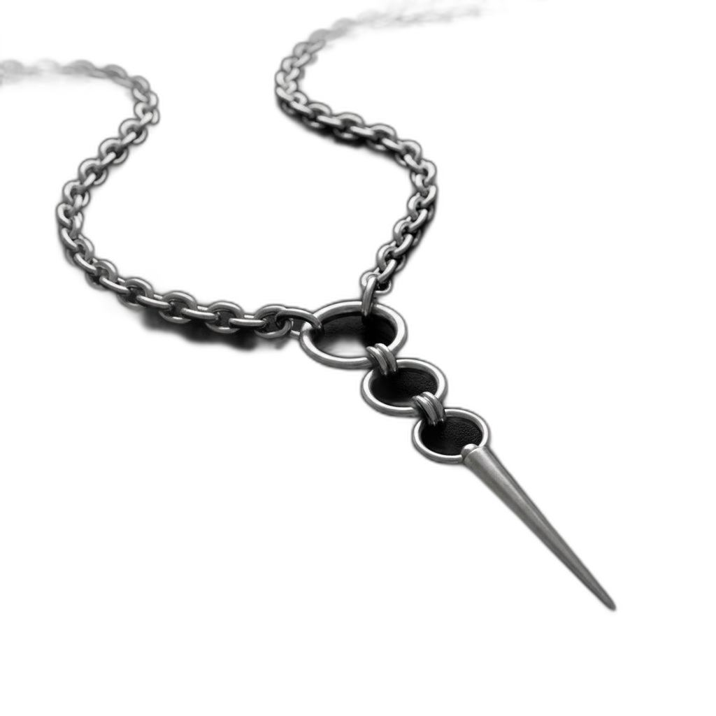 Hoop Spike Necklace
