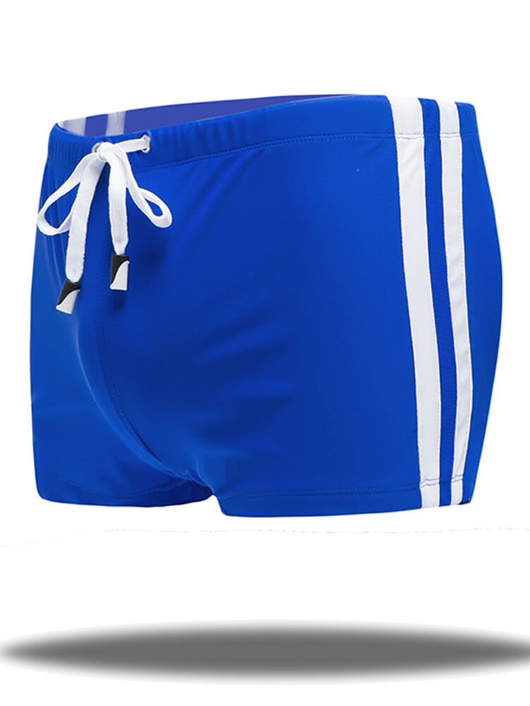 Men's U-Bulge Pouch Loose Drawstring Swim Trunks