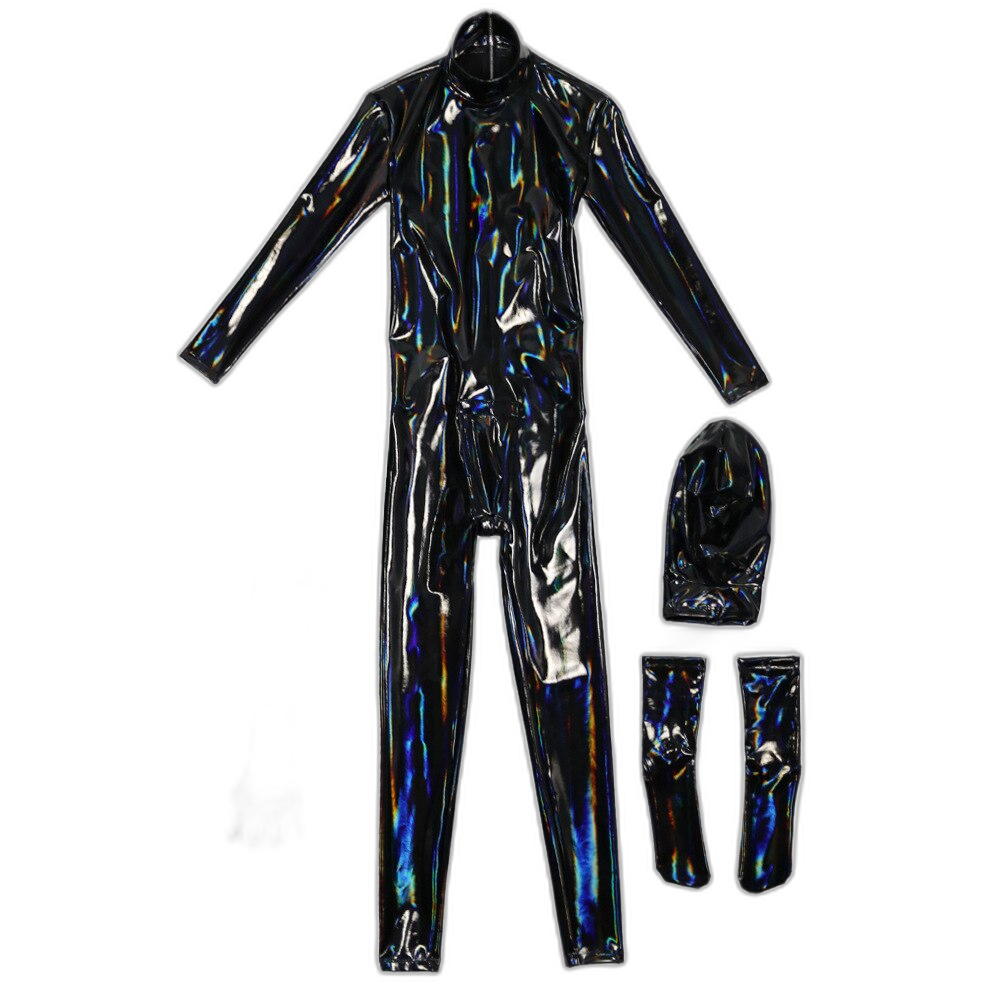 Men's Long Sleeve Spandex Bodysuit