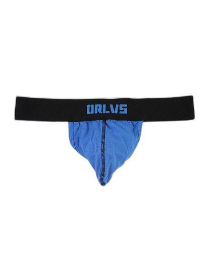 3 Pack Low-Cut Cotton Men's Thong with Enhanced Pouch