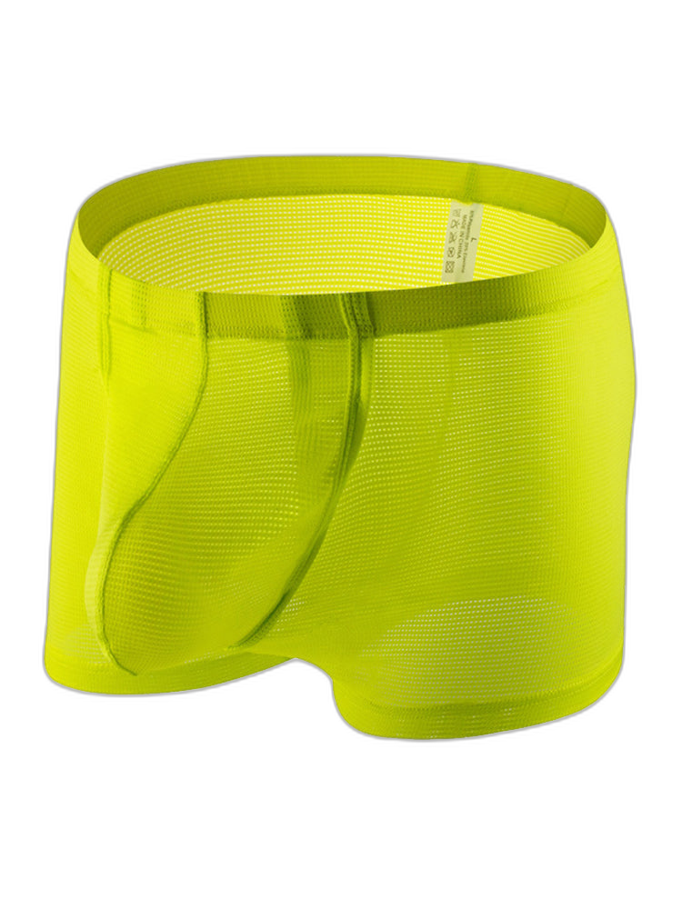 Men's Big Pouch U-convex Trunks with Fly