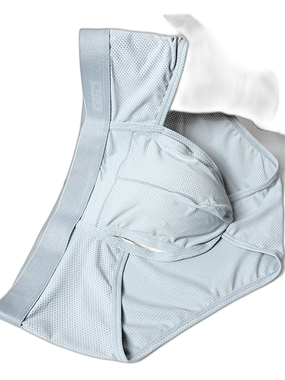 4 Pack Men's Large Pouch Separation Ice Silk Briefs