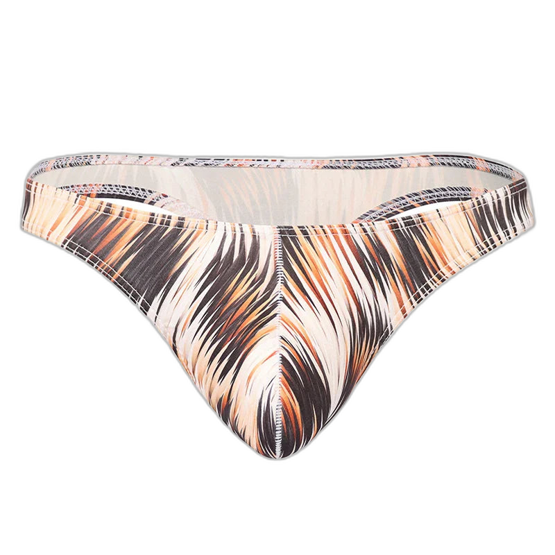 Retro Brown Low Rise Briefs