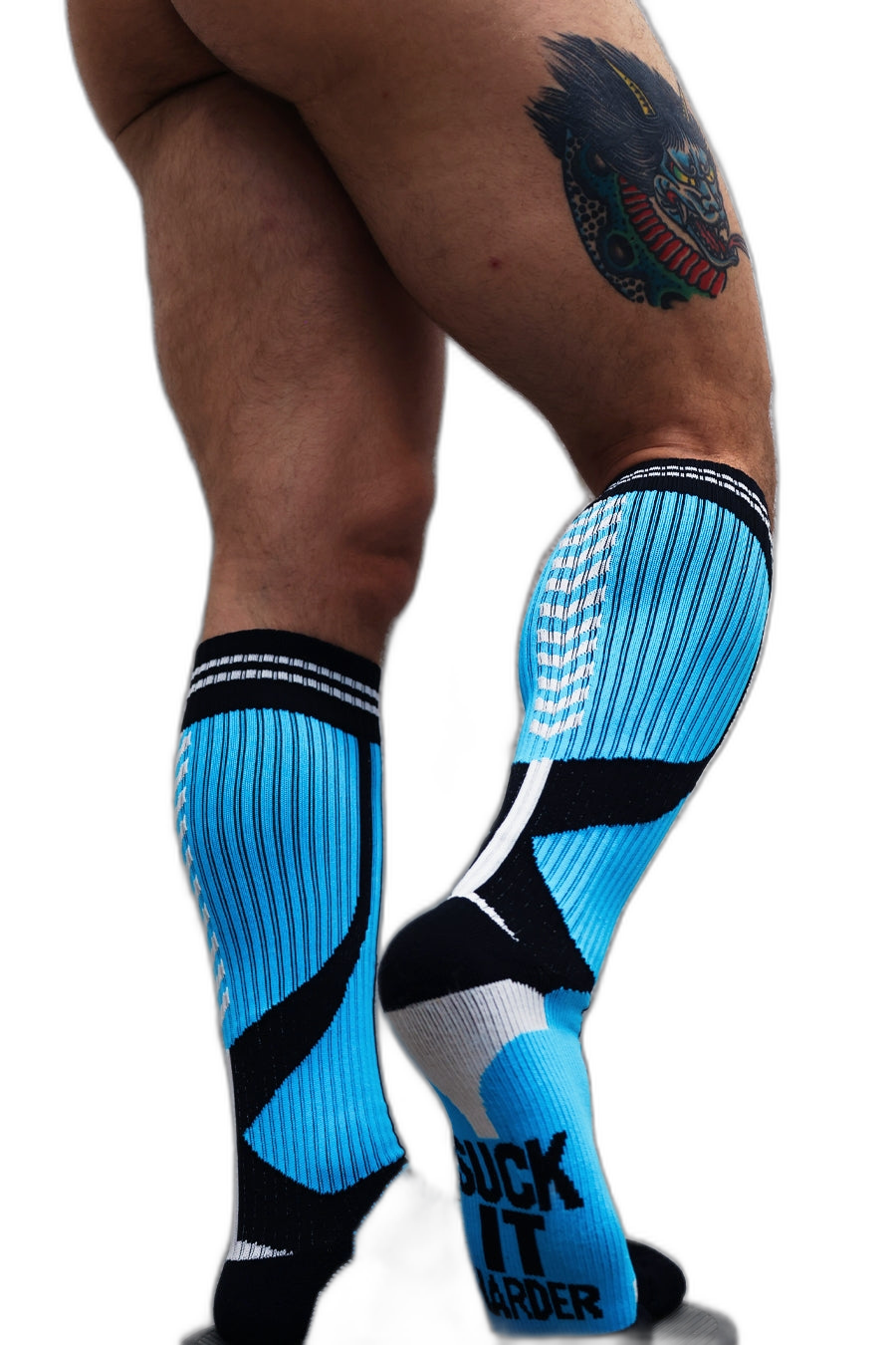 Breedwell Sucker Socks Aqua Blue