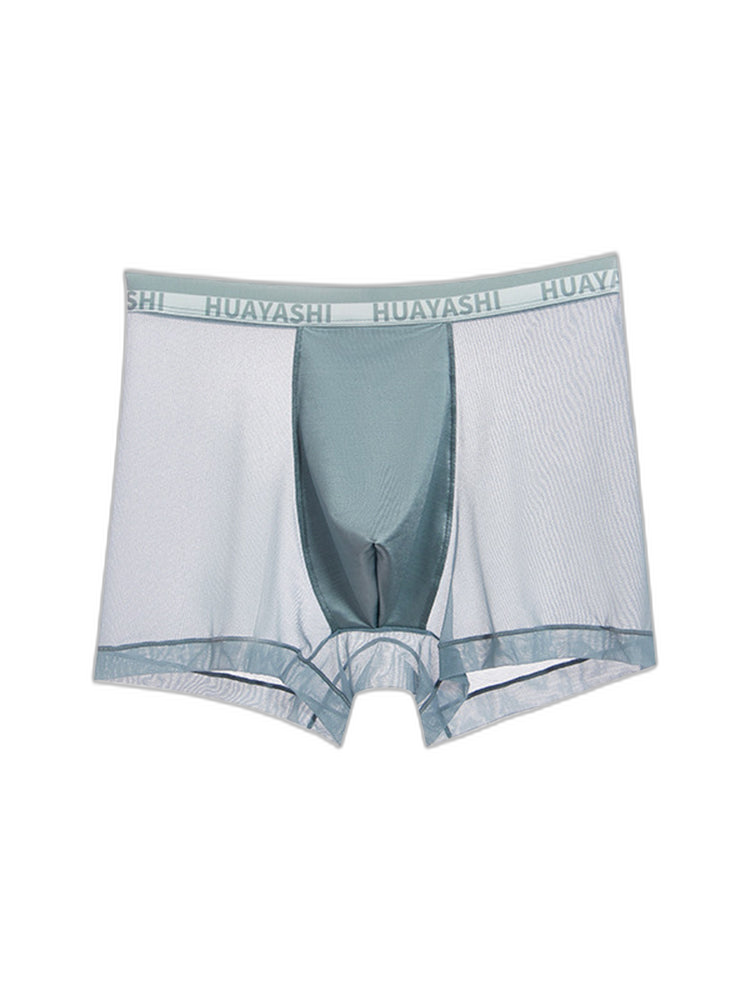 3 Pack Men's Ice Silk Seamless Breathable Quick-Drying Trunks