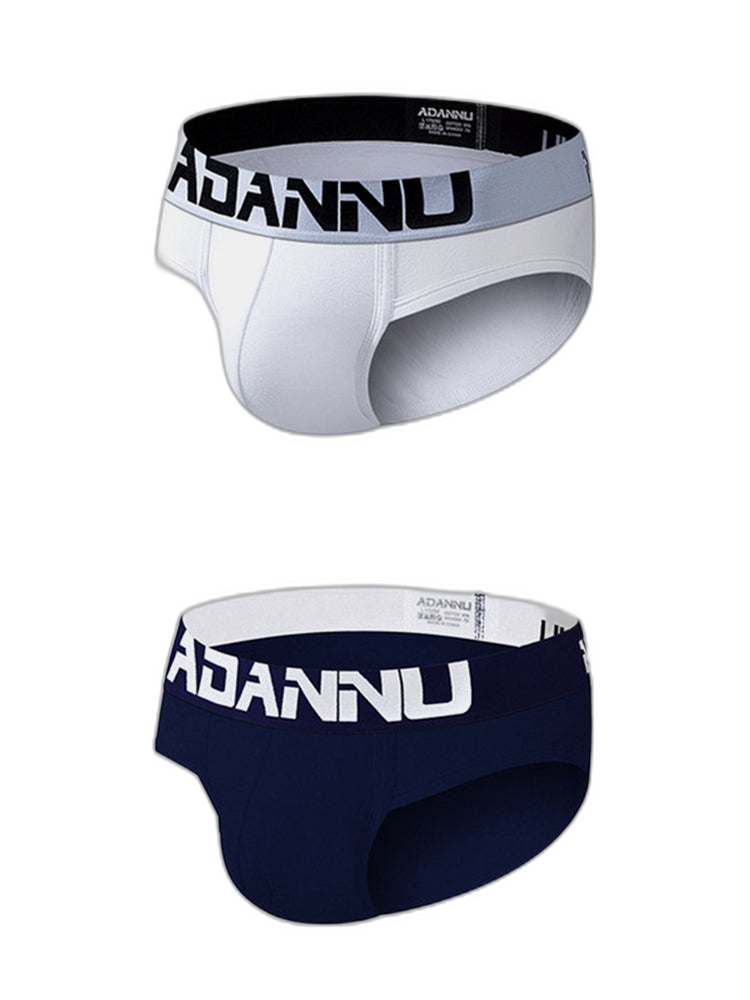 2 Pack Cotton 3D Large Pouch Men's Underwear