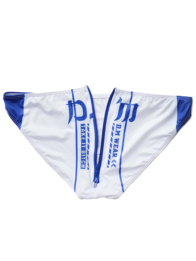 D.M Low Rise Sexy Zipper Briefs