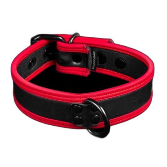 Mr S Leather NEO Puppy Collar Red