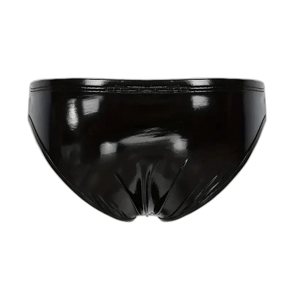 Men's Sexy Patent Leather Briefs