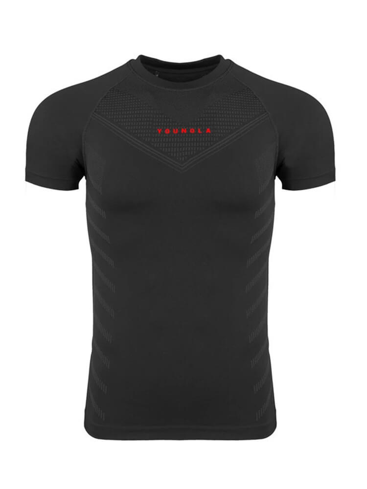 Men's High-Stretch Slim-Fit Fitness T-shirt