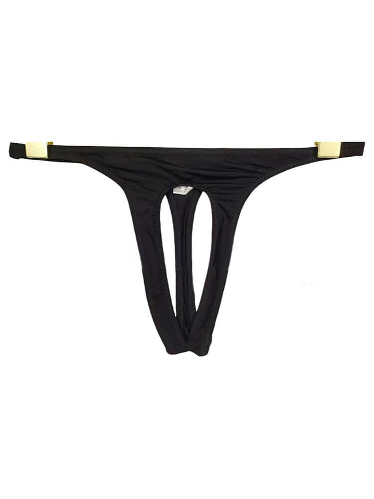 Men's Sexy Front Hollow Design Low Rise Thong