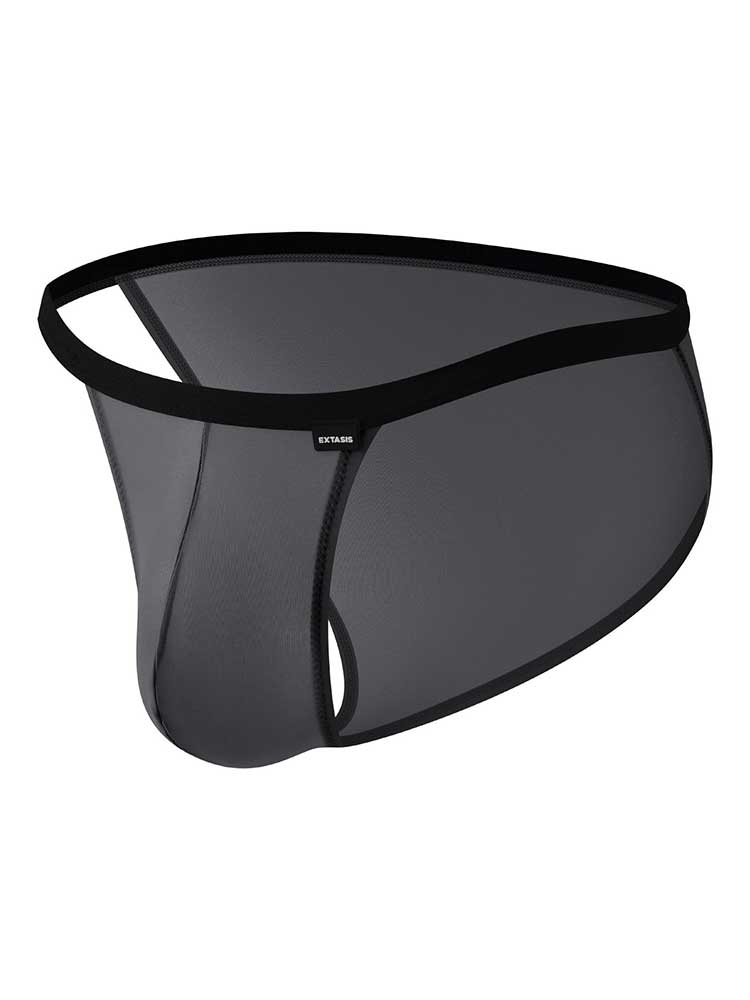 Men's Sexy Solid Color High Cut Pouch Briefs