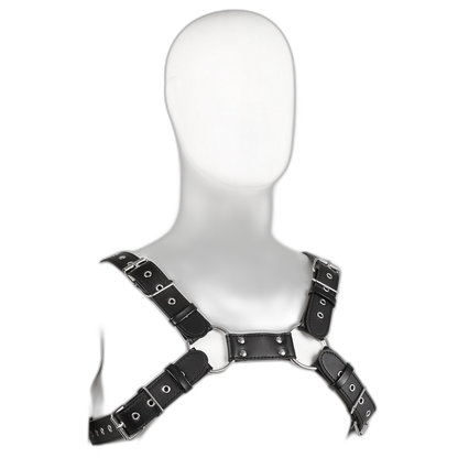 Buckle Strap Leather Chest Harness
