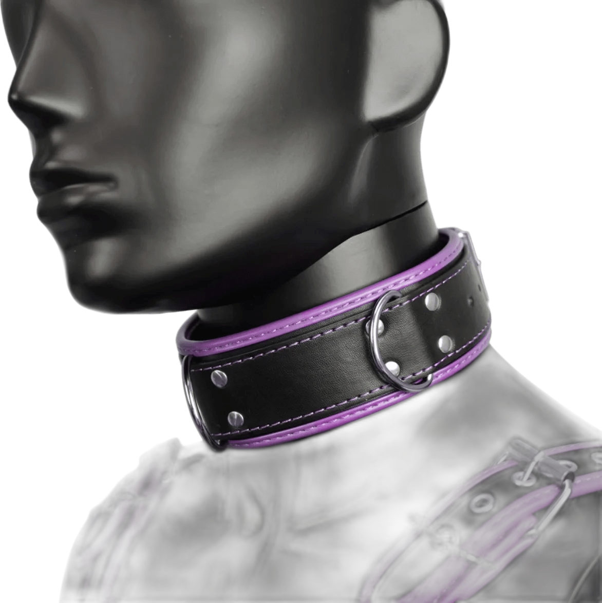 Harness, Cuff, Collar Bundle Purple
