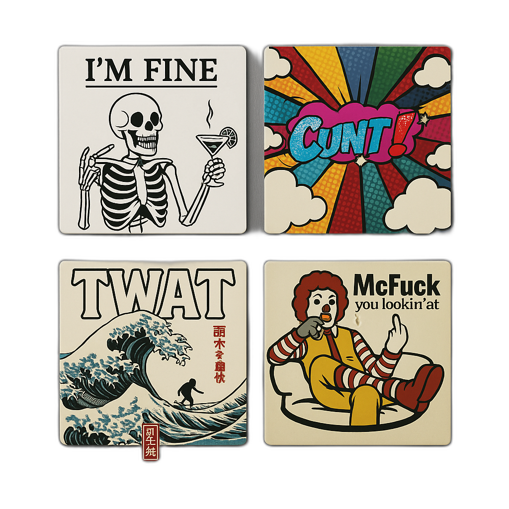 I'M Fine | Mischievous Magnet | 5cm x 5cm