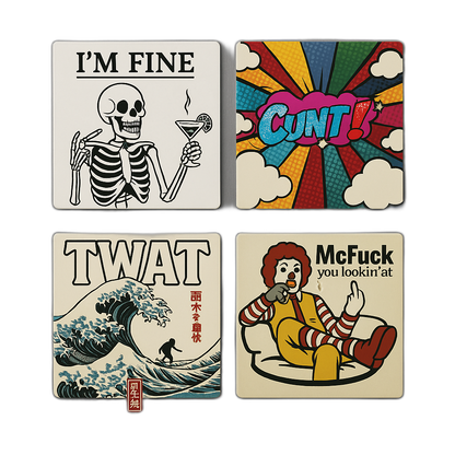 I'M Fine | Mischievous Magnet | 5cm x 5cm
