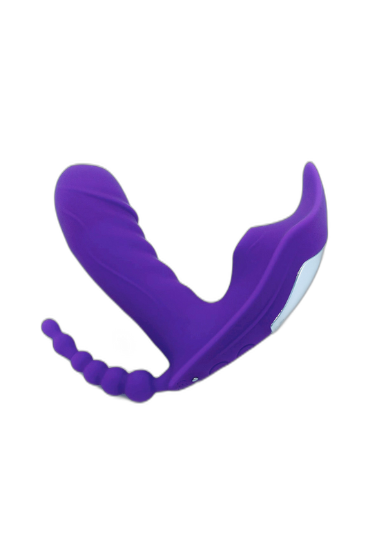 Toygasm 3-in-1 Ultimate Pleasure Toy – Suction, Licking & Anal Beads