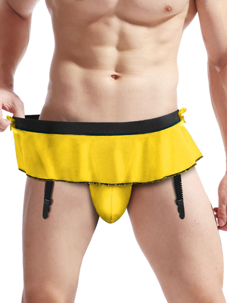 Men's Garter Clip Polyester Jockstraps