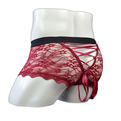 Sexy Men's Lace Back Panties