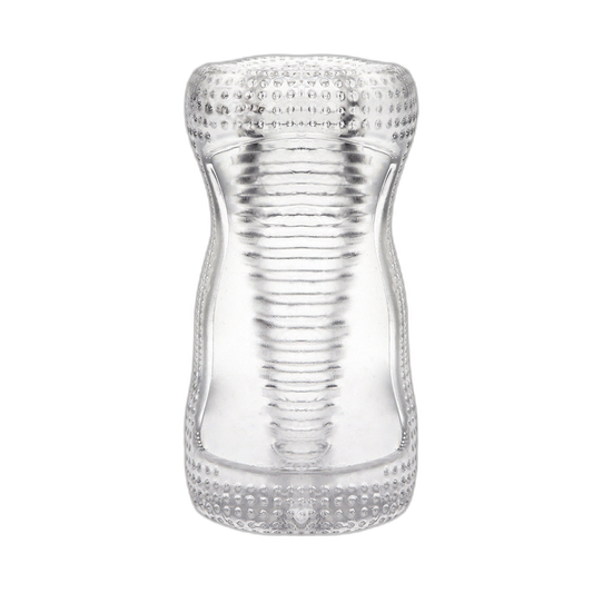 Ribbed Transparent Masturbator