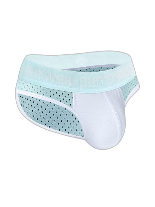 2 Pack Men's Mesh Loose Fit Sport Low-Rise Briefs