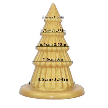 Golden Whirl - Silicone Anal Plug - Anal Sex Toy