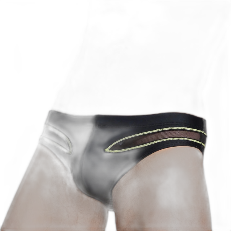SEOBEAN Poolside Play Mesh Swim Briefs