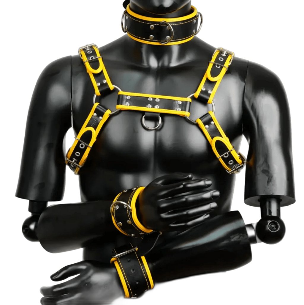 Harness, Cuff, Collar Bundle Yellow